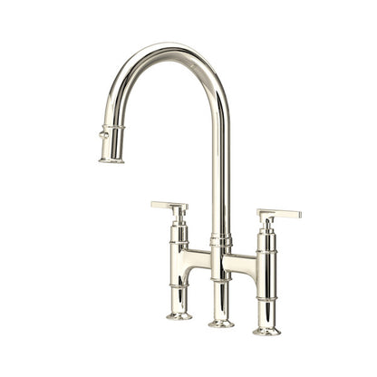 Perrin & Rowe Southbank Pull-Down Bridge Kitchen Faucet