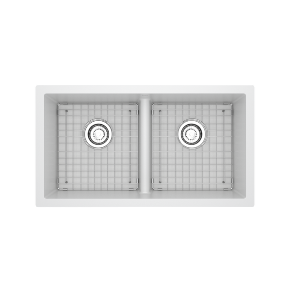 ROHL Fonsa™ 33" Double Bowl Undermount Quartz Kitchen Sink