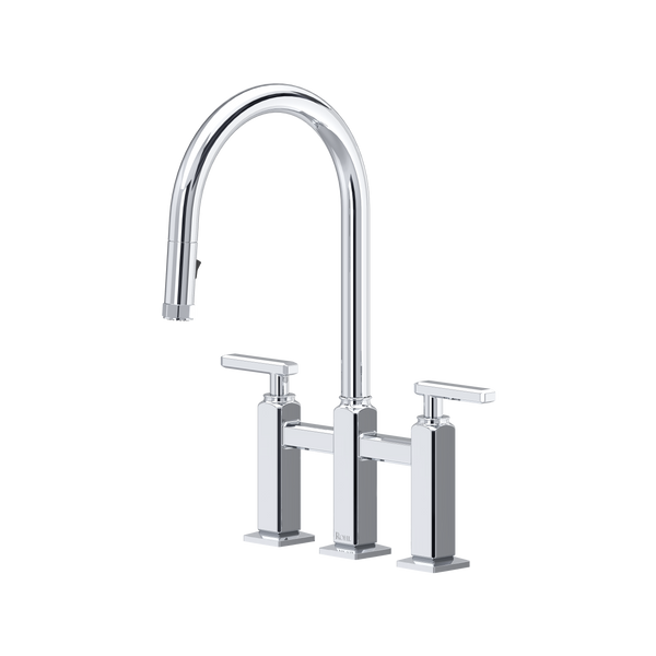 ROHL Apothecary Bridge Pull-Down Kitchen Faucet