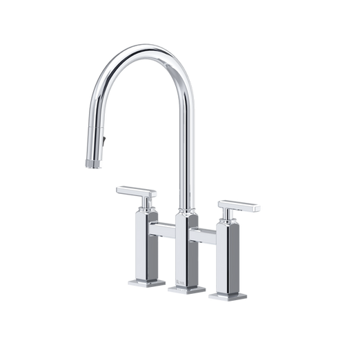 ROHL Apothecary Bridge Pull-Down Kitchen Faucet