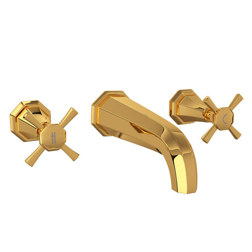 Perrin & Rowe Deco™ Wall Mount Lavatory Faucet Trim