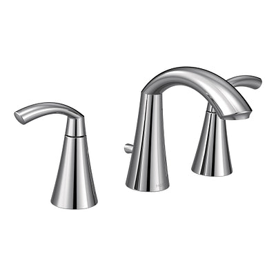 Moen Glyde Two-Handle Widespread Bathroom Sink Faucet