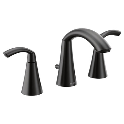 Moen Glyde Two-Handle Widespread Bathroom Sink Faucet