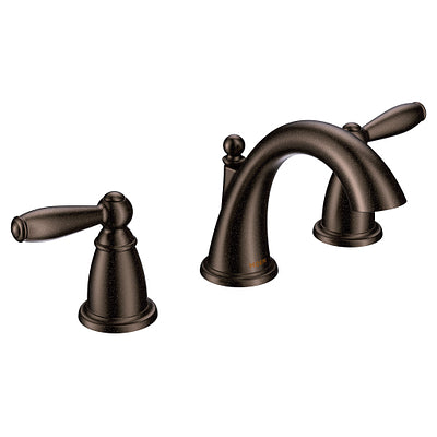Moen Brantford Chrome two-handle high arc bathroom faucet
