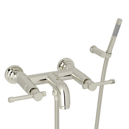 ROHL Campo Wall Mount Exposed Tub Filler With Handshower