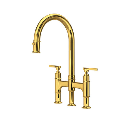 Perrin & Rowe Southbank Pull-Down Bridge Kitchen Faucet