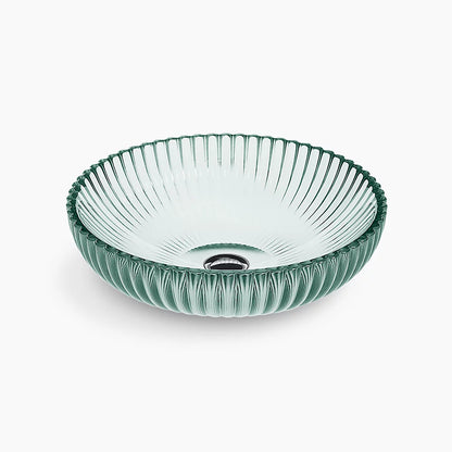 Salute® 15" round vessel bathroom sink, no overflow
