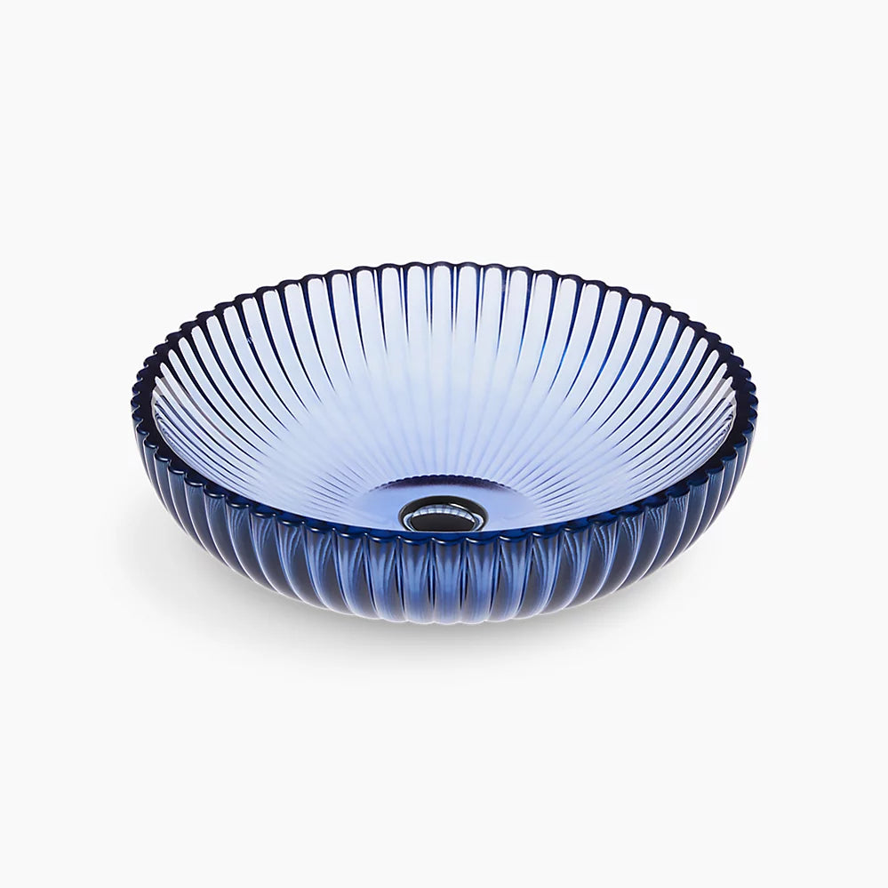Salute® 15" round vessel bathroom sink, no overflow