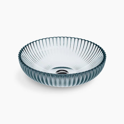 Salute® 15" round vessel bathroom sink, no overflow