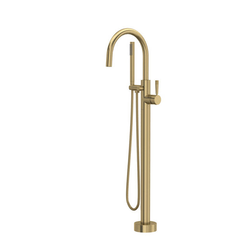 ROHL Knurled Single Hole Floor Mount Tub Filler Trim