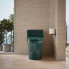San Souci® One-piece compact elongated toilet with concealed trapway, 1.28 gpf
