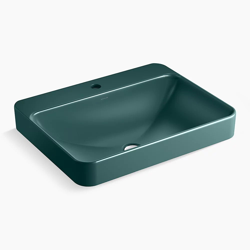 Vox® 23" rectangular vessel bathroom sink