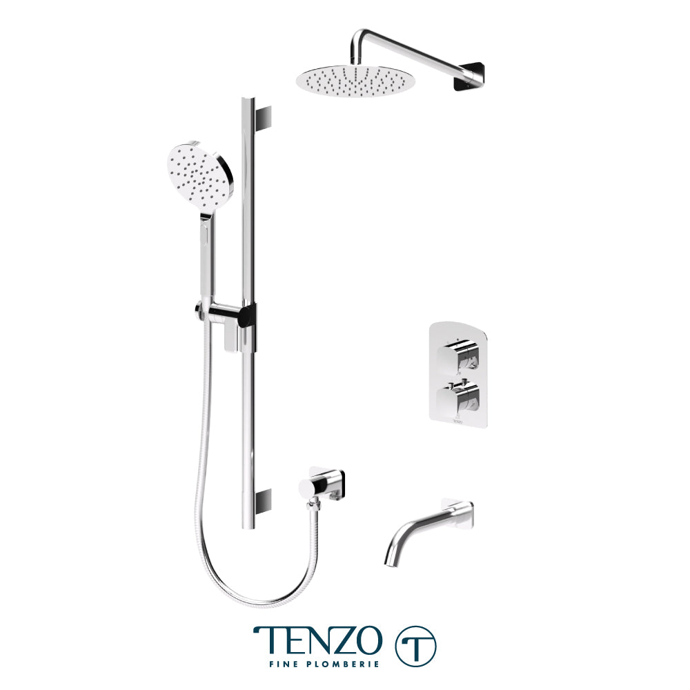 Tenzo Shower kit, 3 functions, Delano (*Available: August 17, 2026) – DET33-501115R-XX