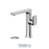 Tenzo Tall single hole lavatory faucet with Non-Overflow Drain, Delano (*Available: Early December 2026) – DE10M-W-XX