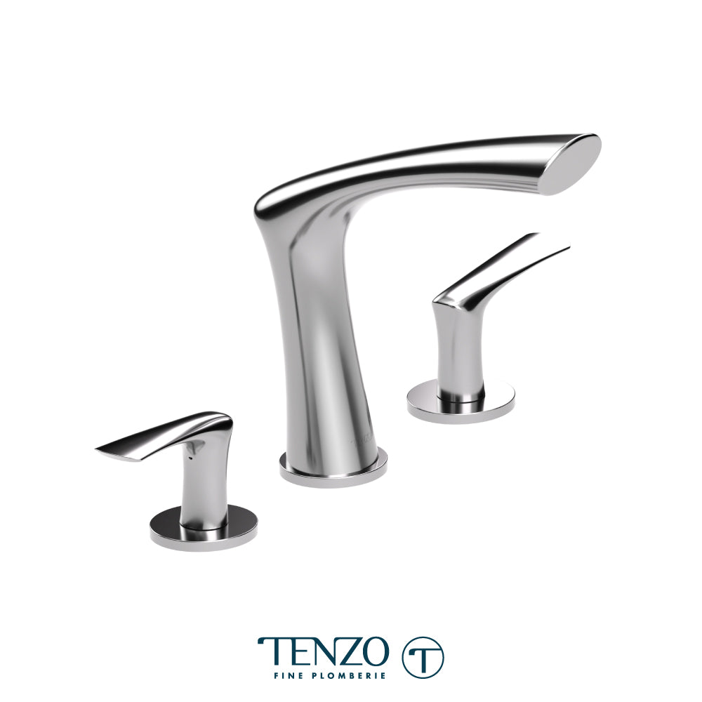 Tenzo 8" lavatory faucet, Fluvia – FL13-W-CR