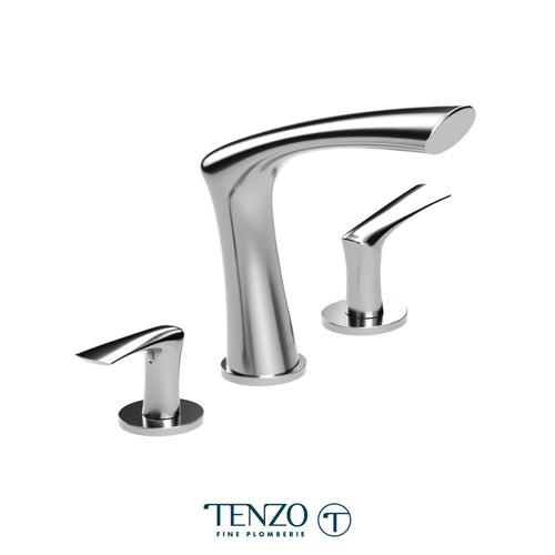 Tenzo 8" lavatory faucet, Fluvia – FL13-W-CR