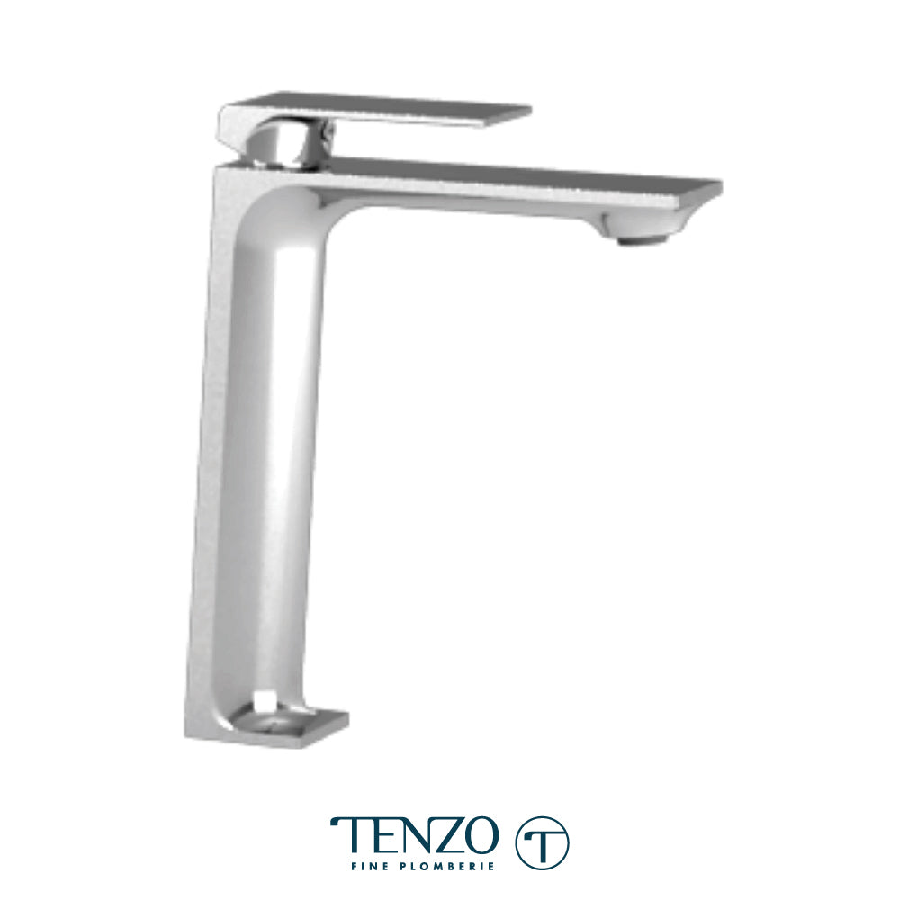 Tenzo Tall single hole lavatory faucet, Slick – SL12-W-CR