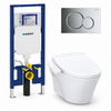 TOTO AP WASHLET and Geberit wall-hung toilet complete kit TG-AP-S2-24-115770215