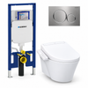 TOTO AP WASHLET and Geberit wall-hung toilet complete kit TG-AP-S2-24-115882SN1