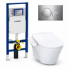 TOTO AP WASHLET and Geberit wall-hung toilet complete kit TG-AP-S2-26-115882KH1