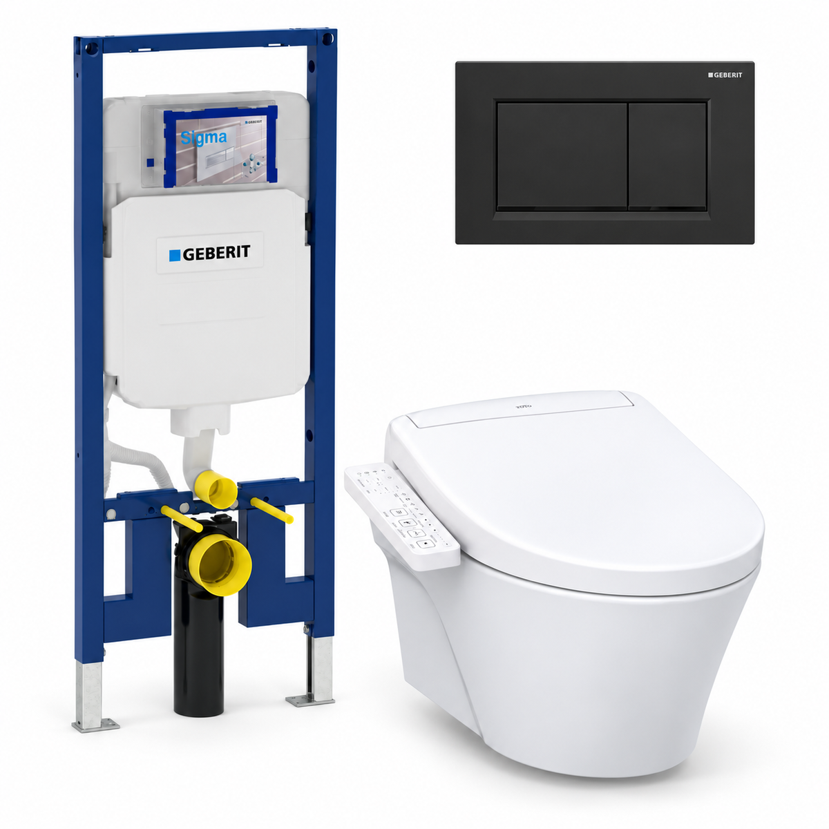 TOTO AP WASHLET and Geberit wall-hung toilet complete kit TG-AP-S2-26-115883161