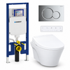 TOTO AP WASHLET and Geberit wall-hung toilet complete kit TG-AP-S5-24-115770215