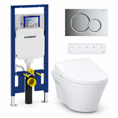 TOTO AP WASHLET and Geberit wall-hung toilet complete kit TG-AP-S5-24-115770215