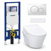 TOTO AP WASHLET and Geberit wall-hung toilet complete kit TG-AP-S5-24-115882111
