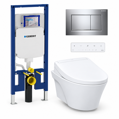TOTO AP WASHLET and Geberit wall-hung toilet complete kit TG-AP-S5-24-115883KH1