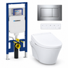 TOTO AP WASHLET and Geberit wall-hung toilet complete kit TG-AP-S5-26-115883KH1