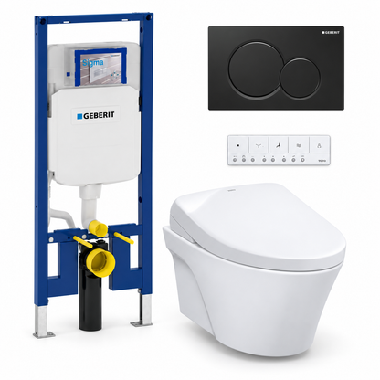 TOTO AP WASHLET and Geberit wall-hung toilet complete kit TG-AP-S7-26-115770DW5