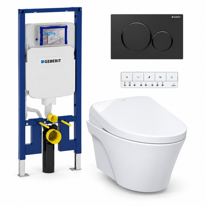 TOTO AP WASHLET and Geberit wall-hung toilet complete kit TG-AP-S7A-24-115882161