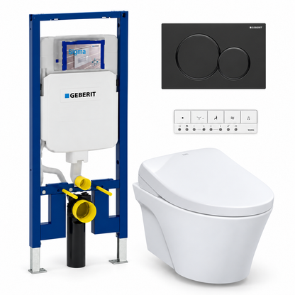 TOTO AP WASHLET and Geberit wall-hung toilet complete kit TG-AP-S7A-26-115882161