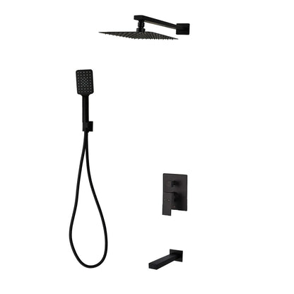 Three Way Pressure Balanced Shower System F54123-W12bz - Golzar Home