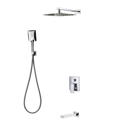 Three Way Pressure Balanced Shower System F54123-W12bz - Golzar Home