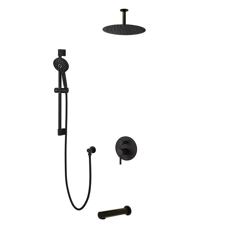 Three Way Pressure Balanced Shower System F55104 - 4C12ATS - Golzar Home