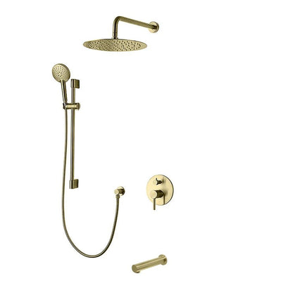Three Way Pressure Balanced Shower System F55104 - 4C12ATS - Golzar Home