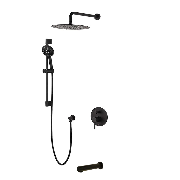 Three Way Pressure Balanced Shower System F55104 - 4C12ATS - Golzar Home