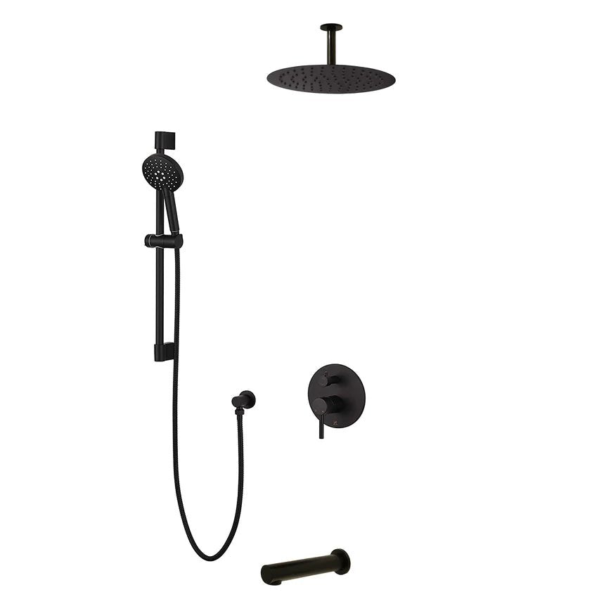 Three Way Pressure Balanced Shower System F55104 - 4C12ATS - Golzar Home