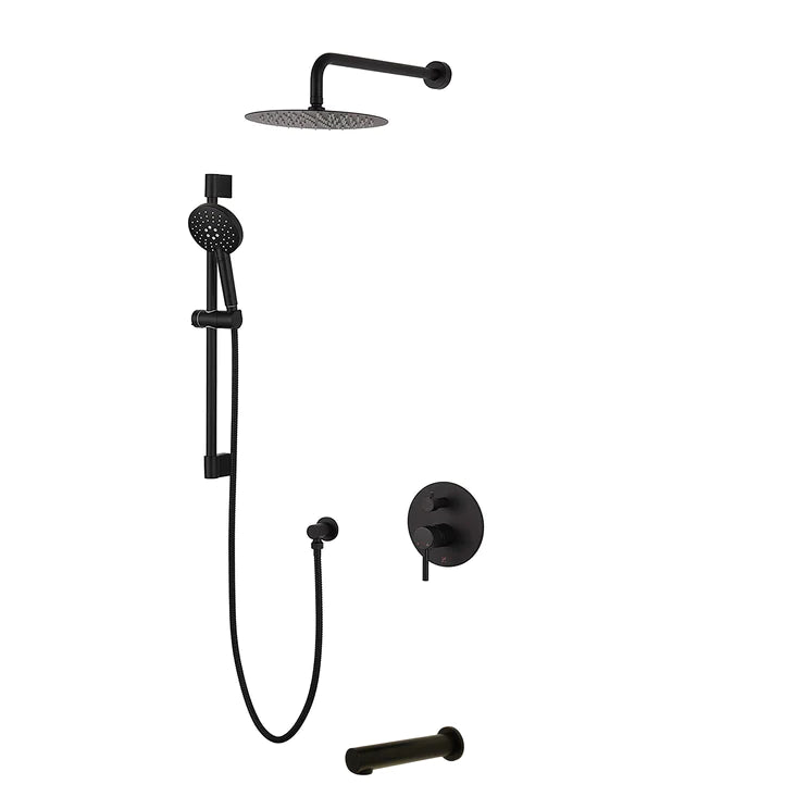 Three Way Pressure Balanced Shower System F55104 - 4C12ATS - Golzar Home