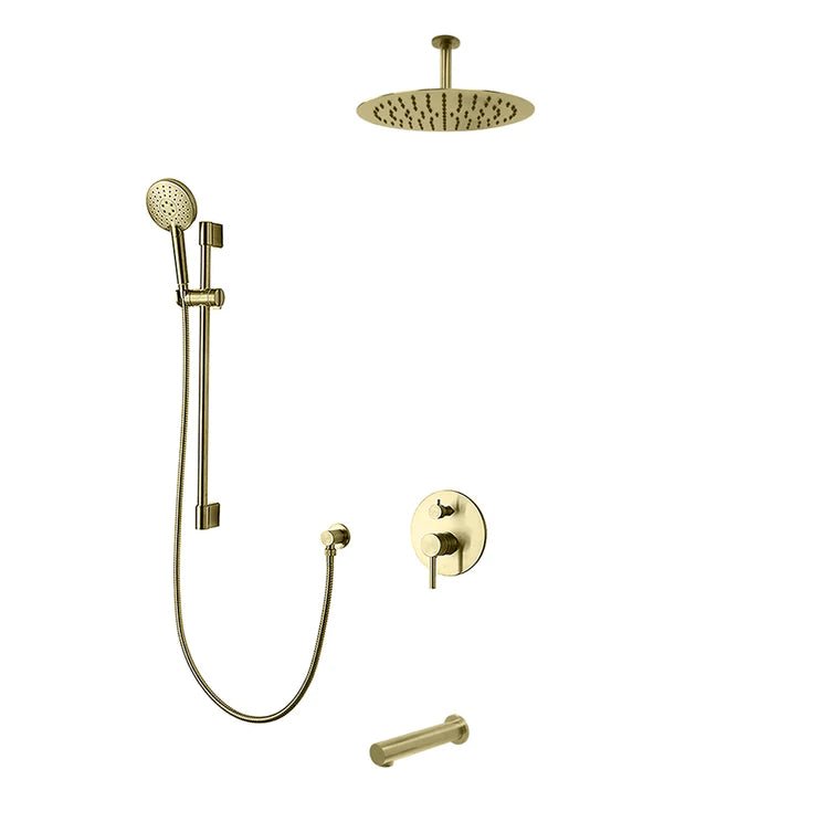 Three Way Pressure Balanced Shower System F55104 - 4C12ATS - Golzar Home