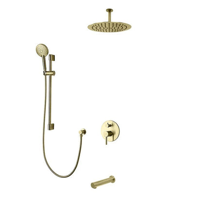 Three Way Pressure Balanced Shower System F55104 - 4C12ATS - Golzar Home