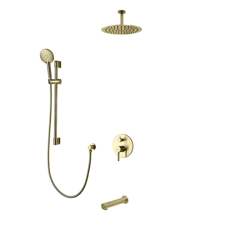 Three Way Pressure Balanced Shower System F55104 - 4C12ATS - Golzar Home