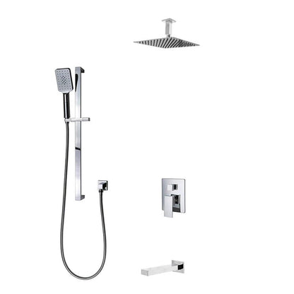 Three Way Pressure Balanced Shower System F55123 - 4C12ATS - Golzar Home