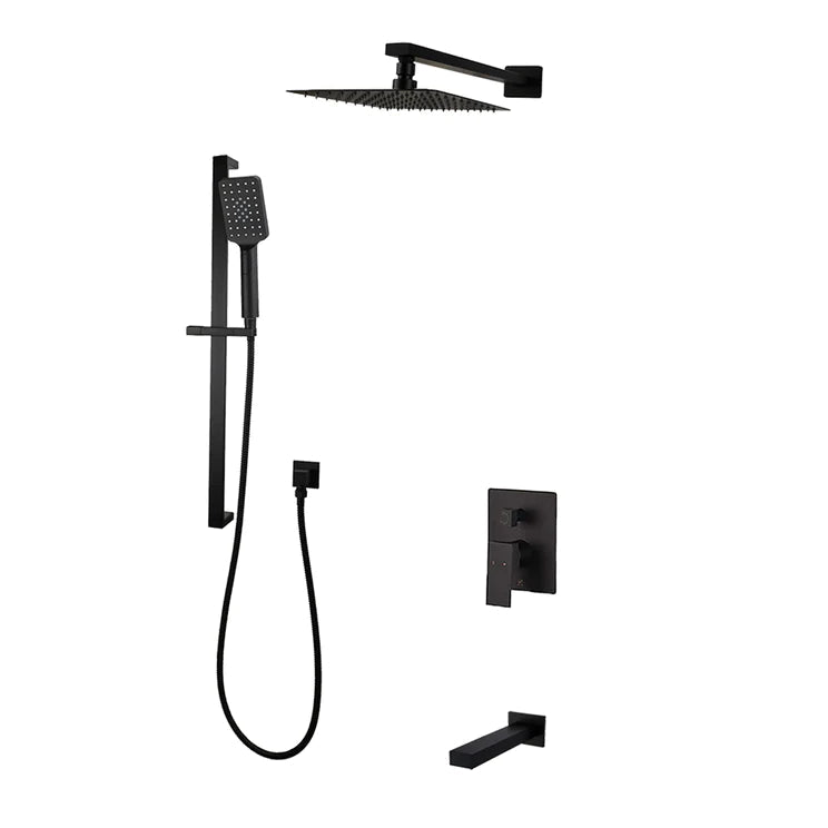 Three Way Pressure Balanced Shower System F55123 - 4C12ATS - Golzar Home