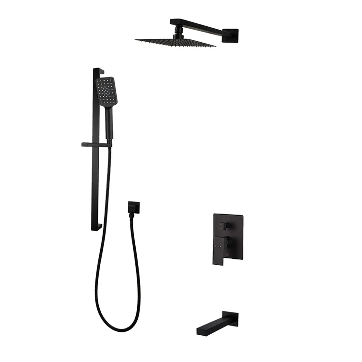 Three Way Pressure Balanced Shower System F55123 - 4C12ATS - Golzar Home