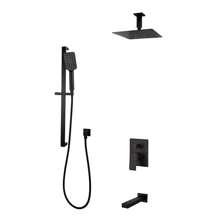 Three Way Pressure Balanced Shower System F55123 - 4C12ATS - Golzar Home