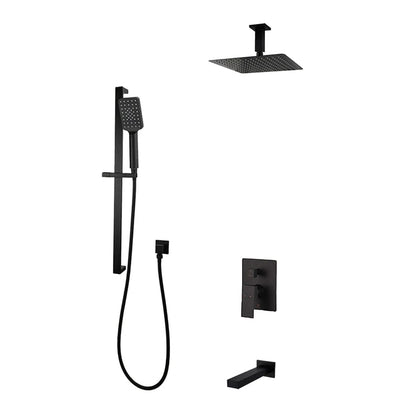 Three Way Pressure Balanced Shower System F55123 - 4C12ATS - Golzar Home