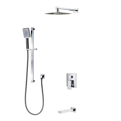 Three Way Pressure Balanced Shower System F55123 - 4C12ATS - Golzar Home