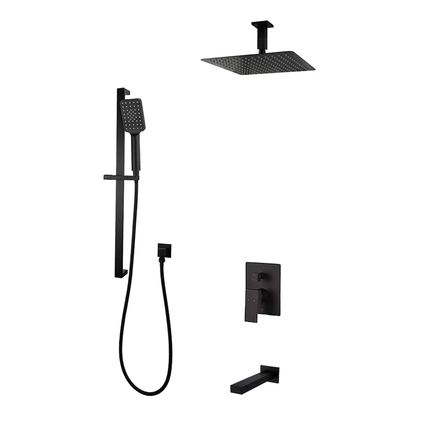 Three Way Pressure Balanced Shower System F55123 - 4C12ATS - Golzar Home